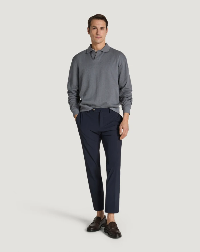 Pantaloni Torino Pantaloni Slim in tessuto organico stretch I Più Venduti