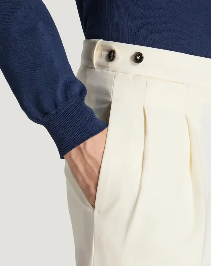 Pantaloni Torino Pantaloni Gentleman in lana tropical Pezzi Unici