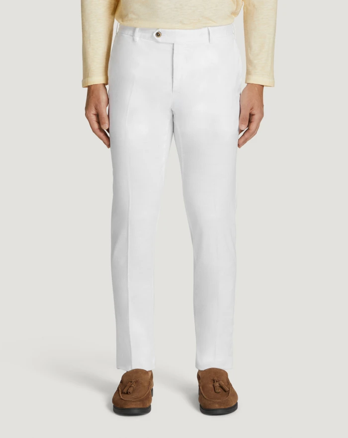 Pantaloni Torino Pantaloni Slim in lino stretch délavé Qualità Garantita