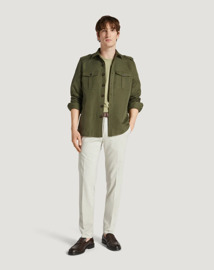 Pantaloni Torino Pantaloni Slim in silkochino Acquista Ora