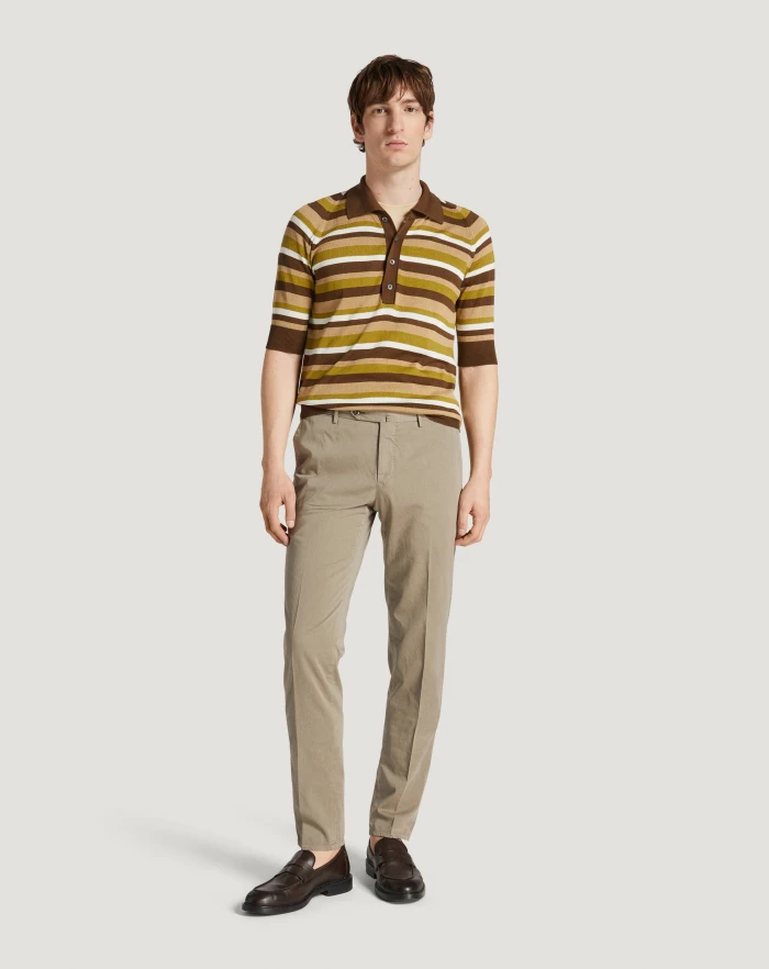 Pantaloni Torino Pantaloni Slim in silkochino Prezzo Ridotto