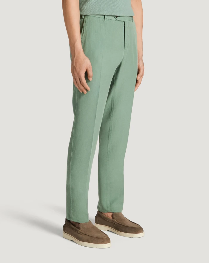 Pantaloni Torino Pantaloni Slim in cotone e lino batavia Convenienza