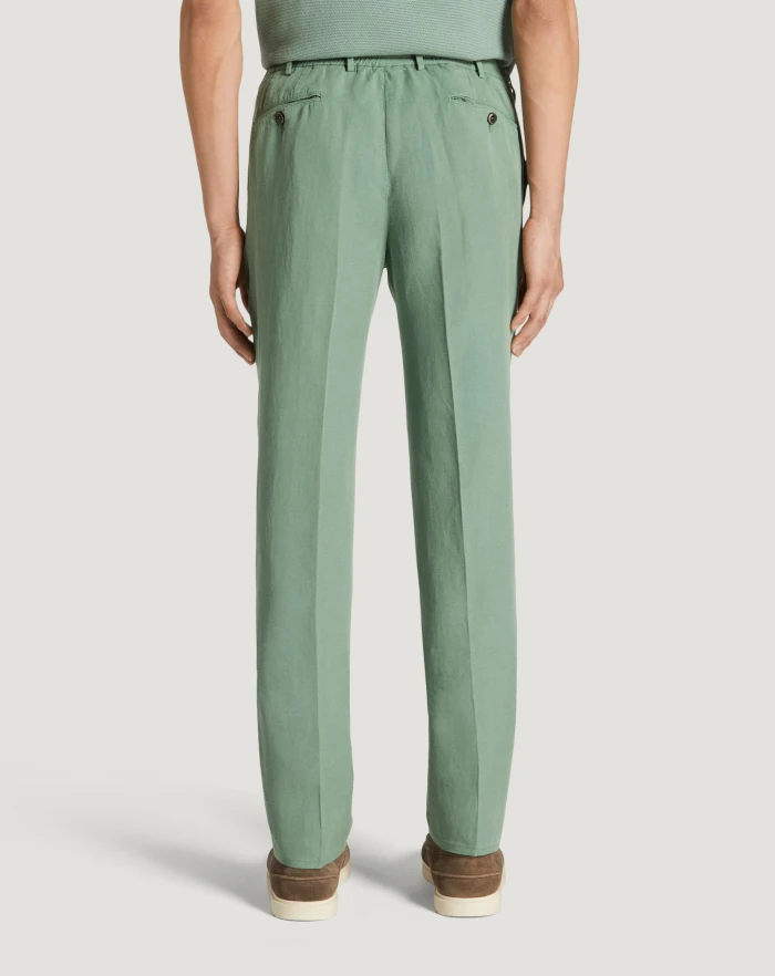 Pantaloni Torino Pantaloni Slim in cotone e lino batavia Convenienza
