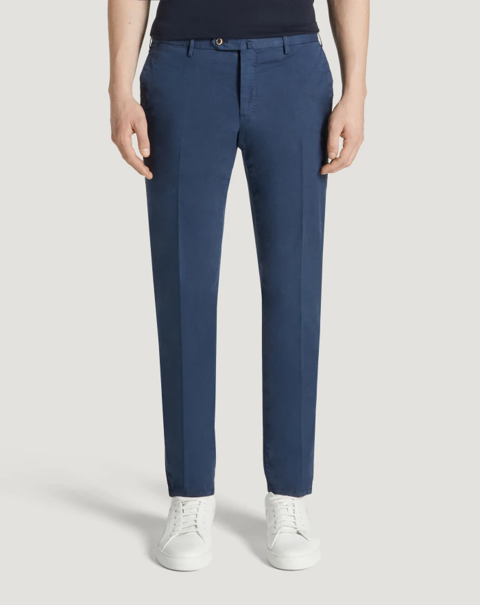 Pantaloni Torino Pantaloni Slim in gabardina stretch Presa