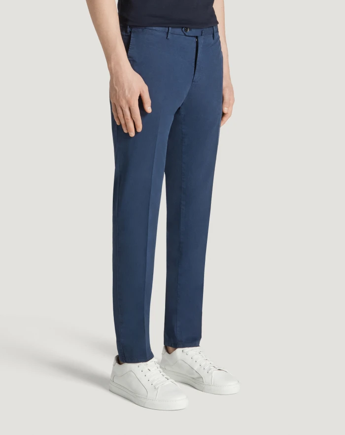 Pantaloni Torino Pantaloni Slim in gabardina stretch Presa
