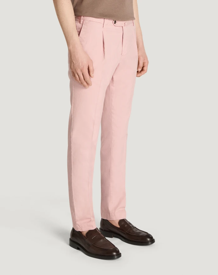 Pantaloni Torino Pantaloni Superslim in twill stretch Sconto