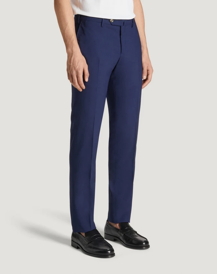 Pantaloni Torino Pantaloni Slim in lana four season Offerta