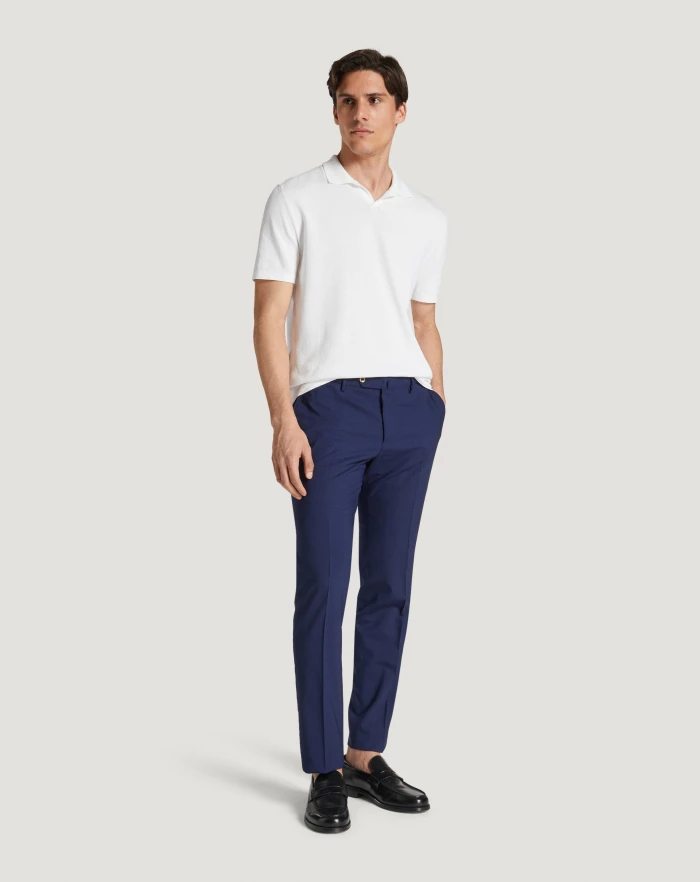 Pantaloni Torino Pantaloni Slim in lana four season Offerta