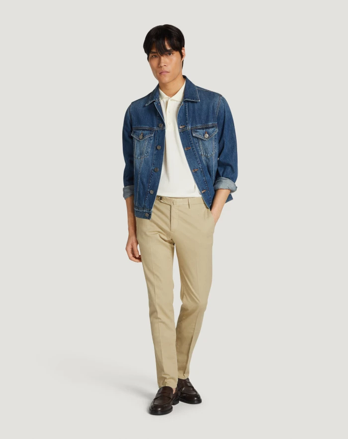 Pantaloni Torino Pantaloni Superslim in tricotina stretch Outlet