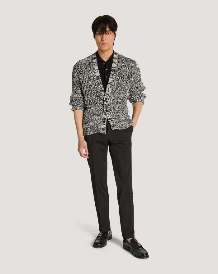 Pantaloni Torino Pantaloni Slim in gabardina stretch In Vendita