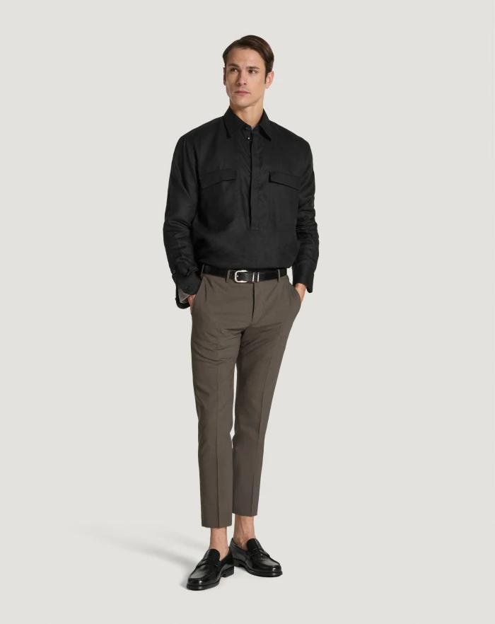Pantaloni Torino Pantaloni Dieci in lana tropical Vendita Economica