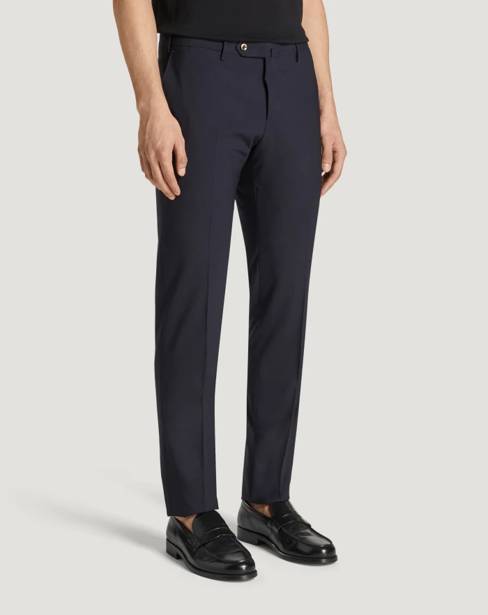 Pantaloni Torino Pantaloni Slim in lana four season Saldi Di Fabbrica