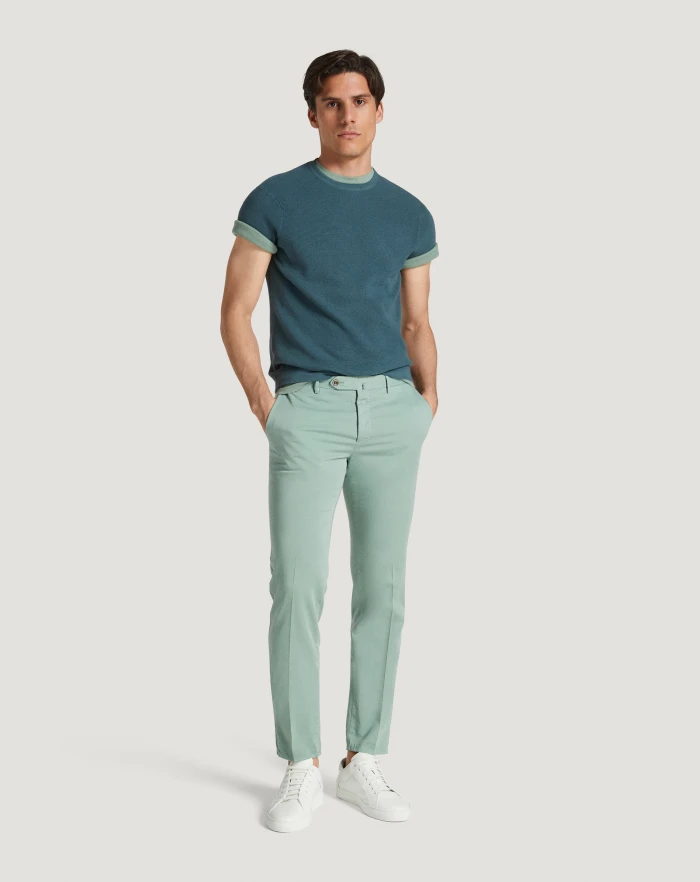 Pantaloni Torino Pantaloni Slim in silkochino Moda
