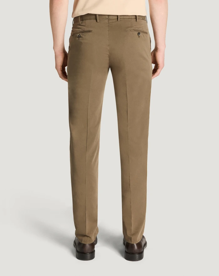 Pantaloni Torino Pantaloni Slim in silkochino Nuovo