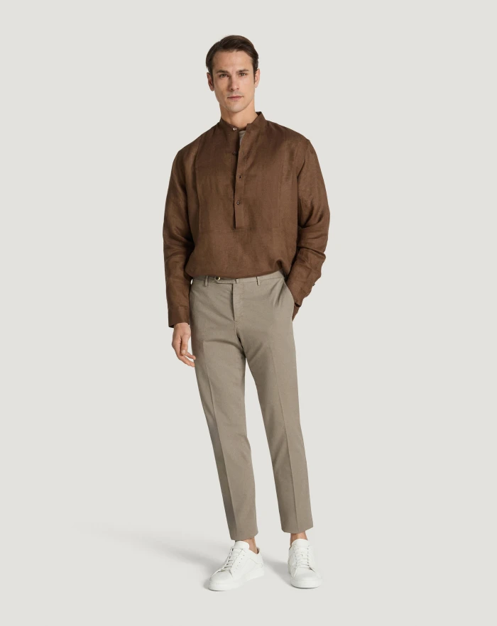 Pantaloni Torino Pantaloni Slim in gabardina stretch Vendita