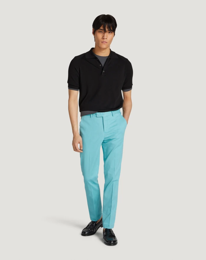 Pantaloni Torino Pantaloni Master in cotone stretch délavé Promozione