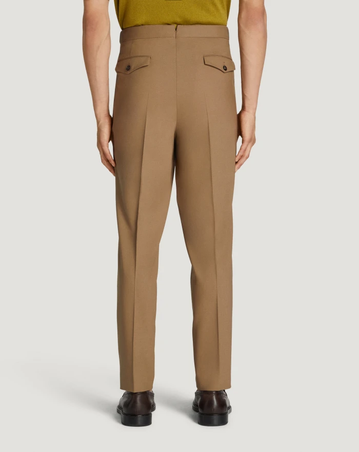 Pantaloni Torino Pantaloni Gentleman in lana tropical Consegna Veloce