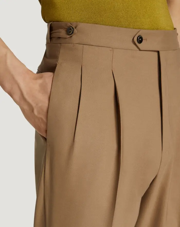 Pantaloni Torino Pantaloni Gentleman in lana tropical Consegna Veloce