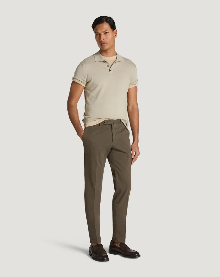 Pantaloni Torino Pantaloni Slim in gabardina stretch Fino Al -60%
