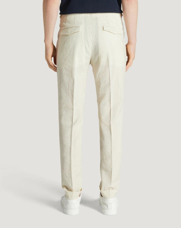 Pantaloni Torino Pantaloni Master in lana seersucker Novità