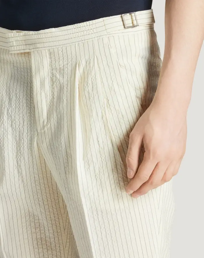 Pantaloni Torino Pantaloni Master in lana seersucker Novità