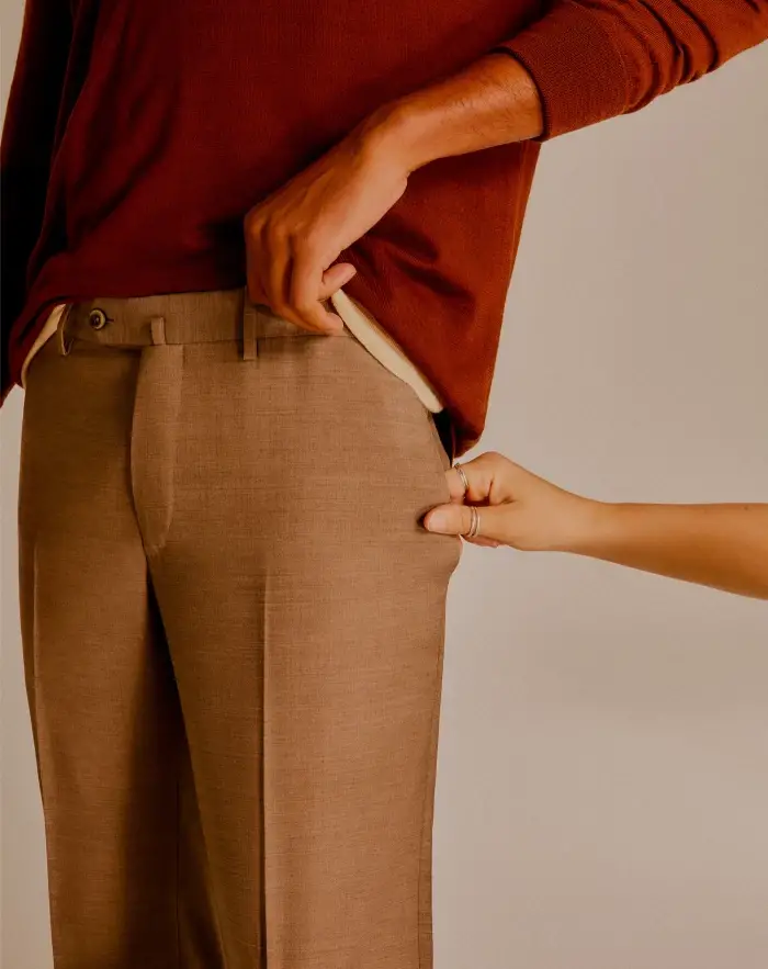 Pantaloni Torino Pantaloni Superslim in lana four season Economico