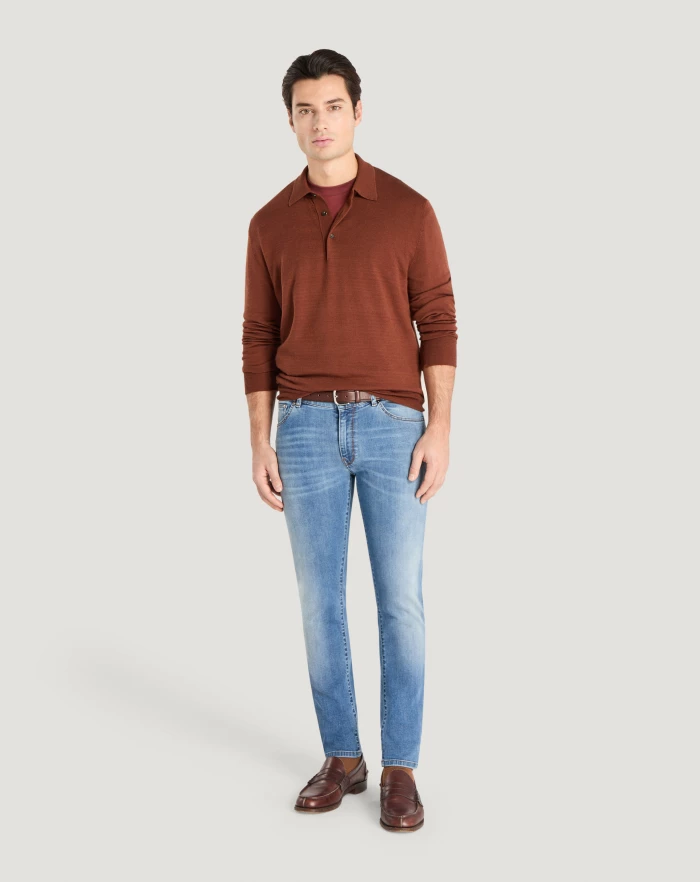 Pantaloni Torino Jeans Swing in denim stretch indigo Negozio