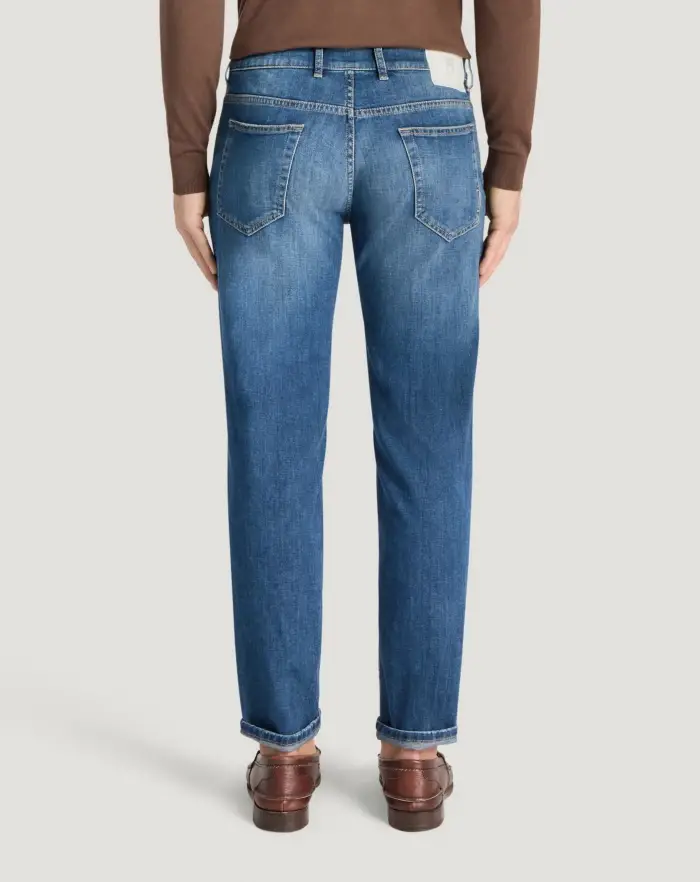 Pantaloni Torino Jeans Indie in denim soft touch Nuova
