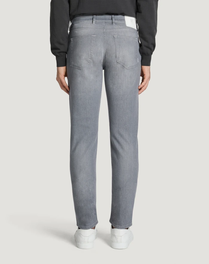 Pantaloni Torino Jeans Swing in light grey denim Moda