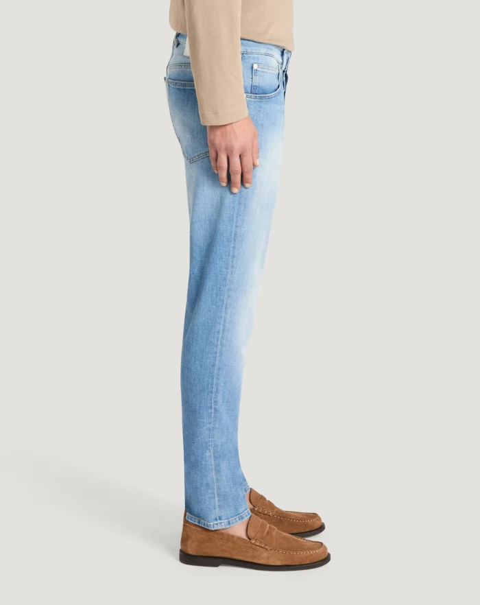 Pantaloni Torino Jeans Reggae in denim soft touch Italia