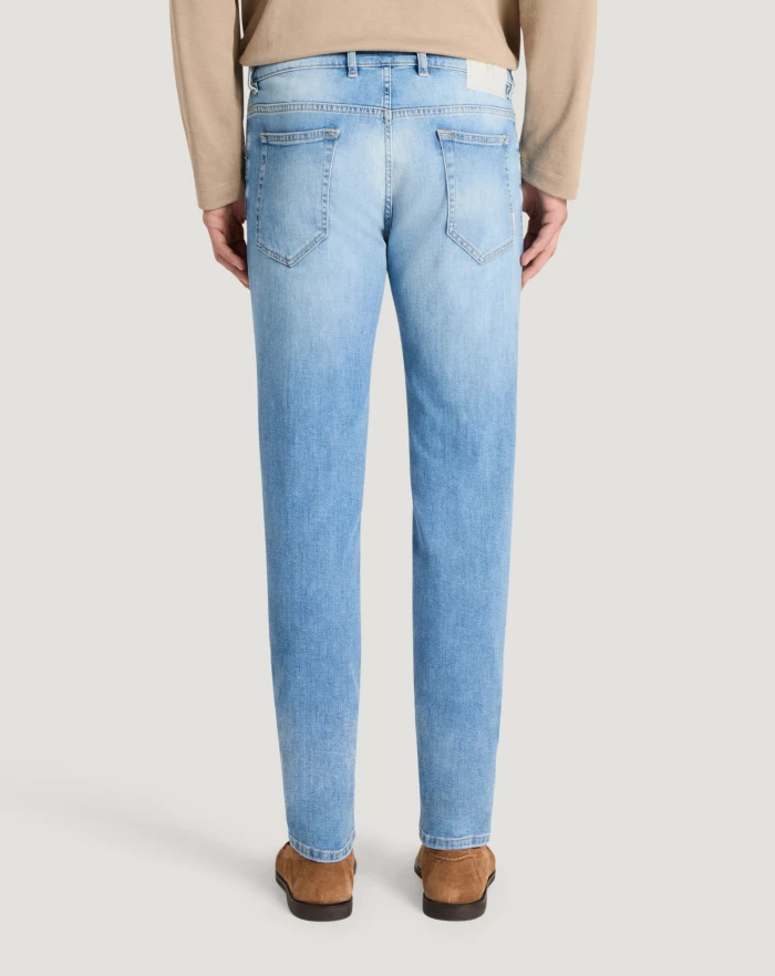Pantaloni Torino Jeans Reggae in denim soft touch Italia