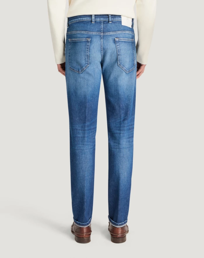 Pantaloni Torino Jeans Reggae in denim stretch In Linea