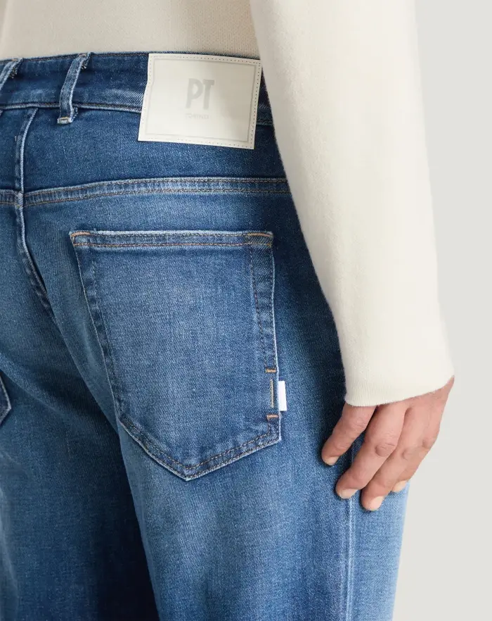 Pantaloni Torino Jeans Reggae in denim stretch In Linea