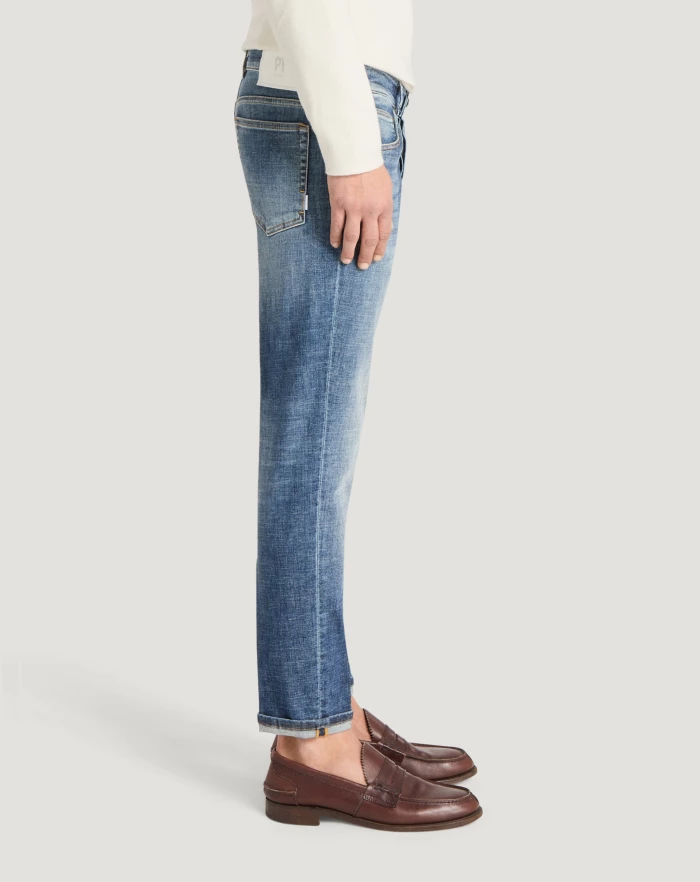 Pantaloni Torino Jeans Reggae in denim organico stretch Nuovo