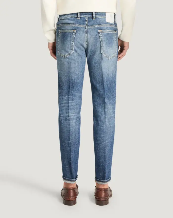 Pantaloni Torino Jeans Reggae in denim organico stretch Nuovo