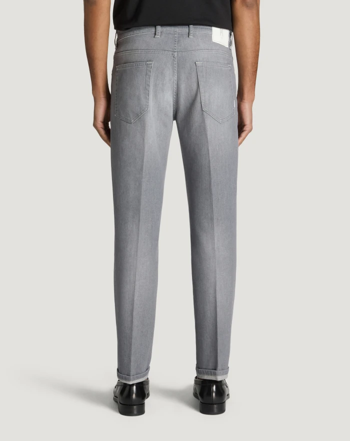 Pantaloni Torino Jeans Reggae in light grey denim Promozione