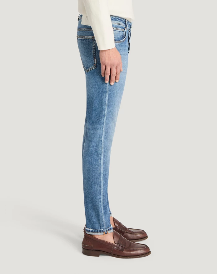 Pantaloni Torino Jeans Reggae in denim recycled stretch Pezzi Unici