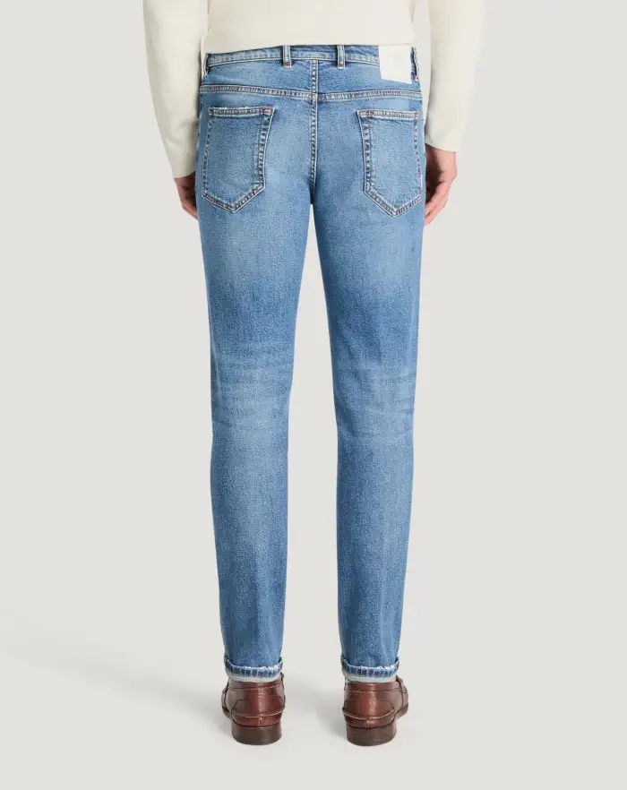 Pantaloni Torino Jeans Reggae in denim recycled stretch Pezzi Unici