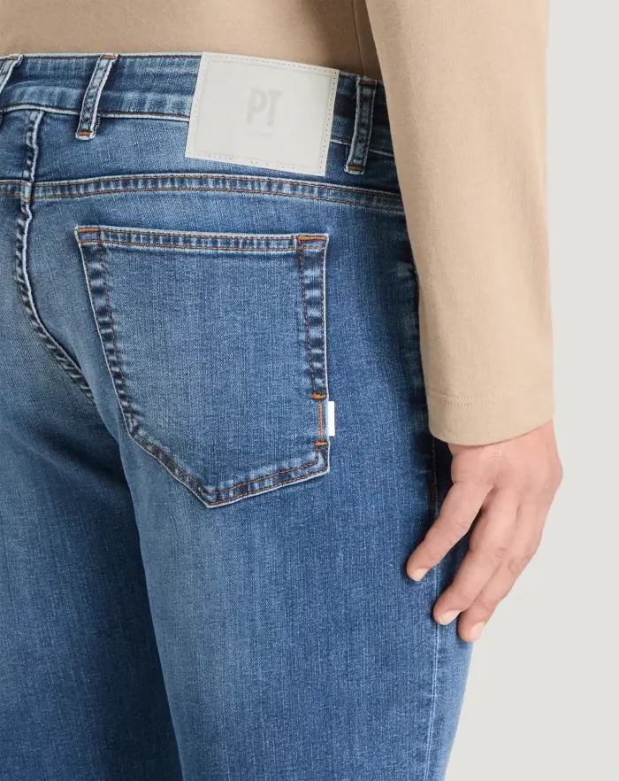 Pantaloni Torino Jeans Soul in denim stretch indigo Acquista Ora