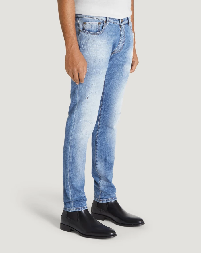 Pantaloni Torino Jeans Rock in denim organico stretch Promozione Limitata