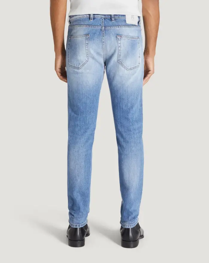 Pantaloni Torino Jeans Rock in denim organico stretch Promozione Limitata