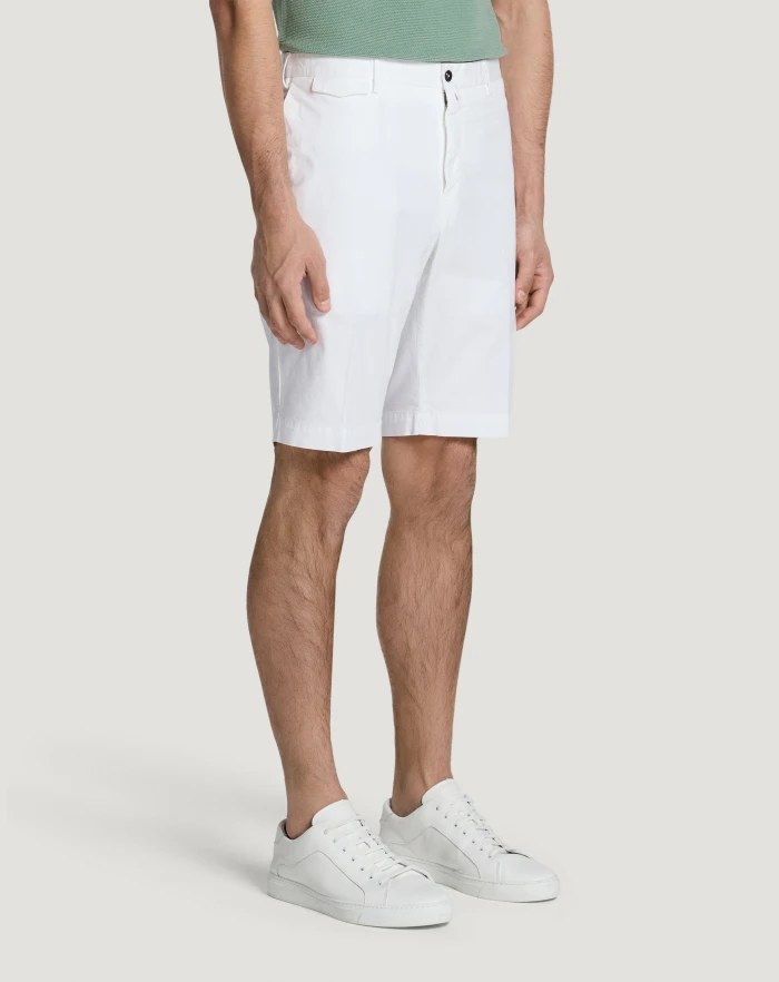 Pantaloni Torino Bermuda in gabardina stretch Novità