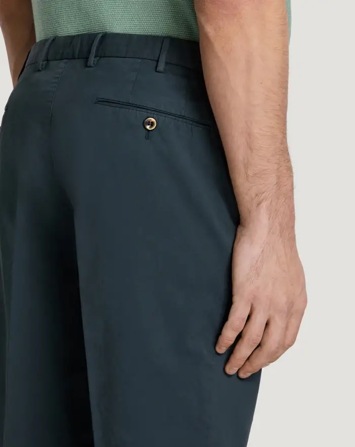 Pantaloni Torino Bermuda in gabardina stretch Sconto