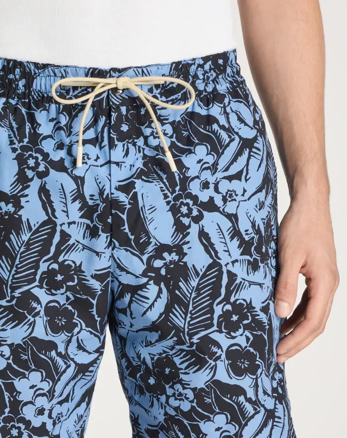 Pantaloni Torino Bermuda in popeline di cotone Offerte