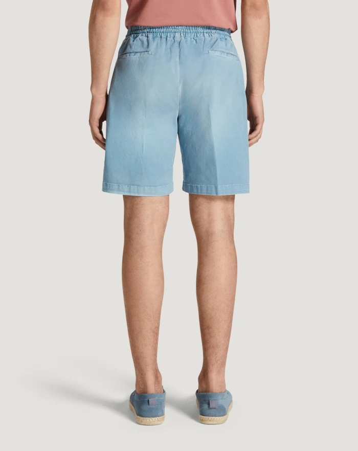 Pantaloni Torino Bermuda in gabardina di cotone Hotsell