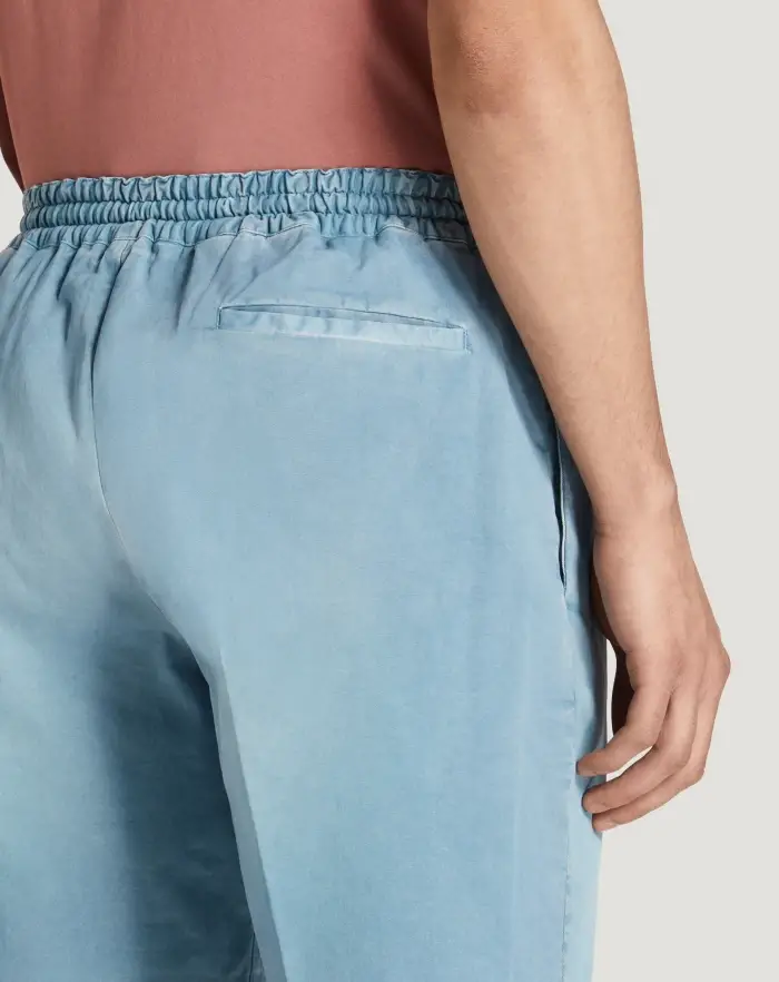 Pantaloni Torino Bermuda in gabardina di cotone Hotsell