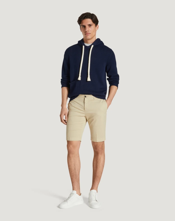 Pantaloni Torino Bermuda in gabardina stretch I Più Venduti