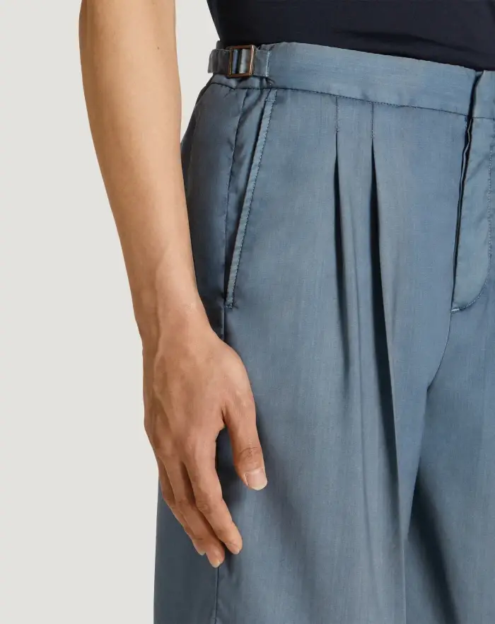 Pantaloni Torino Bermuda in lana comfort Vendite Flash