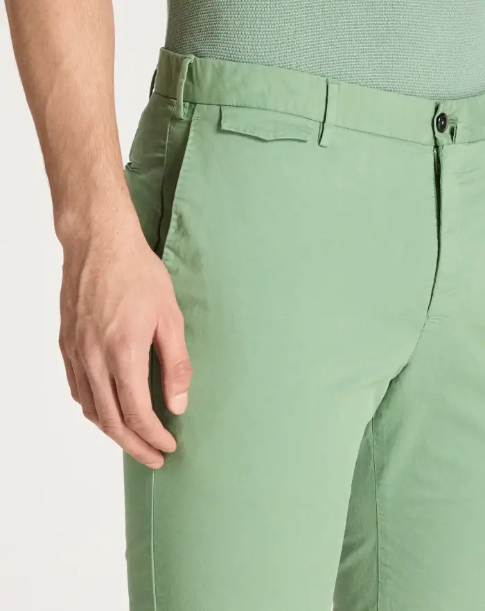 Pantaloni Torino Bermuda in gabardina stretch Nuova