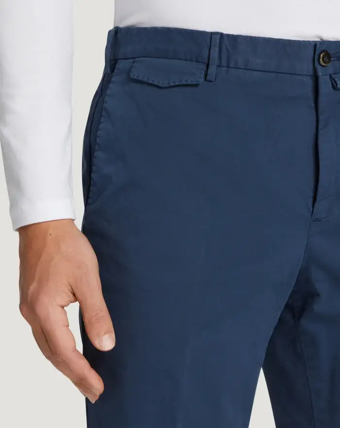 Pantaloni Torino Bermuda in gabardina stretch Italia